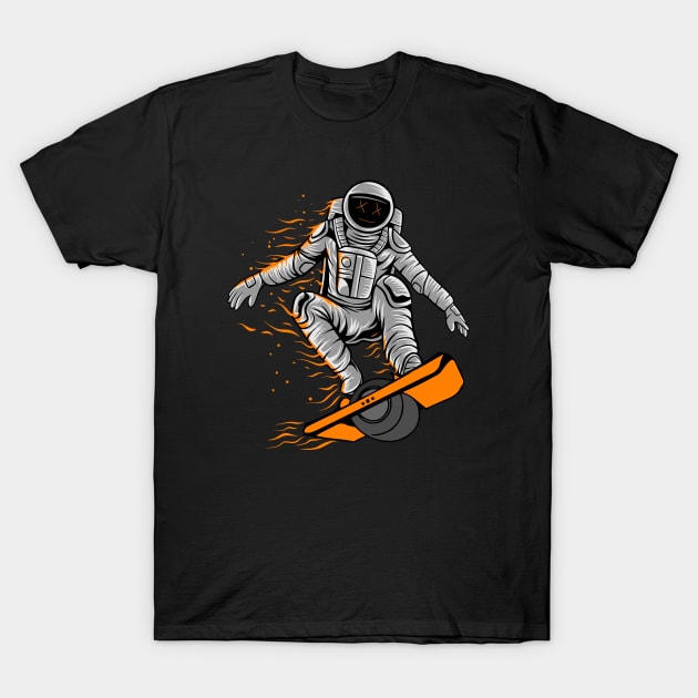 Onewheel Astronaut T-Shirt by Be Cute 